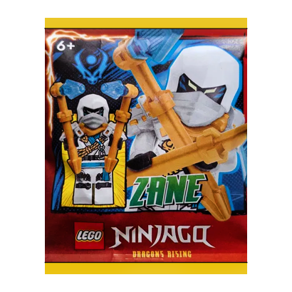 Конструктор Lego Фігурка Zane paper bag #3 Ninjago 892410 njo875 Новый - Retromagaz