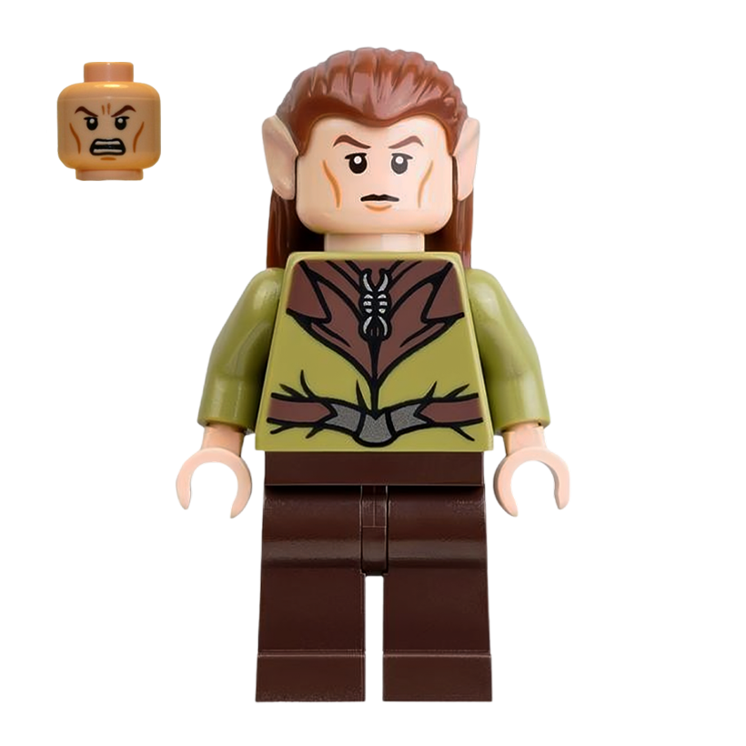 Фігурка Lego The Hobbit Mirkwood Elf Guard Hair Films lor053 Б/У - Retromagaz