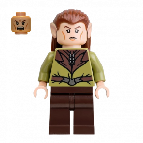 Фігурка Lego The Hobbit Mirkwood Elf Guard Hair Films lor053 Б/У