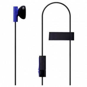 Гарнитура Проводной Sony PlayStation 4 Mono Chat Earbud Black Blue Б/У Хороший - Retromagaz