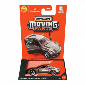 Тематическая Машинка Matchbox 2024 Maserati Grandturismo Folgore Moving Parts 1:64 JBW56 Brown - Retromagaz