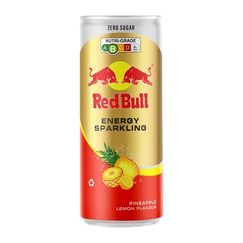 Напиток Энергетический Red Bull Pineapple Lemon Без Сахара 250ml - Retromagaz