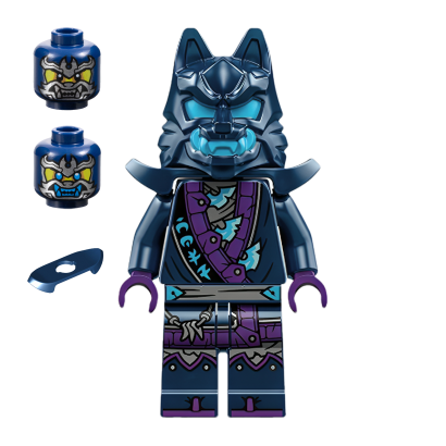 Фігурка Lego Wolf Clan Mask Warrior Claw Shoulder Armor Ninjago njo851 Б/У - Retromagaz