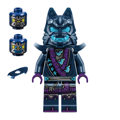 Фигурка Lego Wolf Clan Mask Warrior Claw Shoulder Armor Ninjago njo760 Б/У - Retromagaz