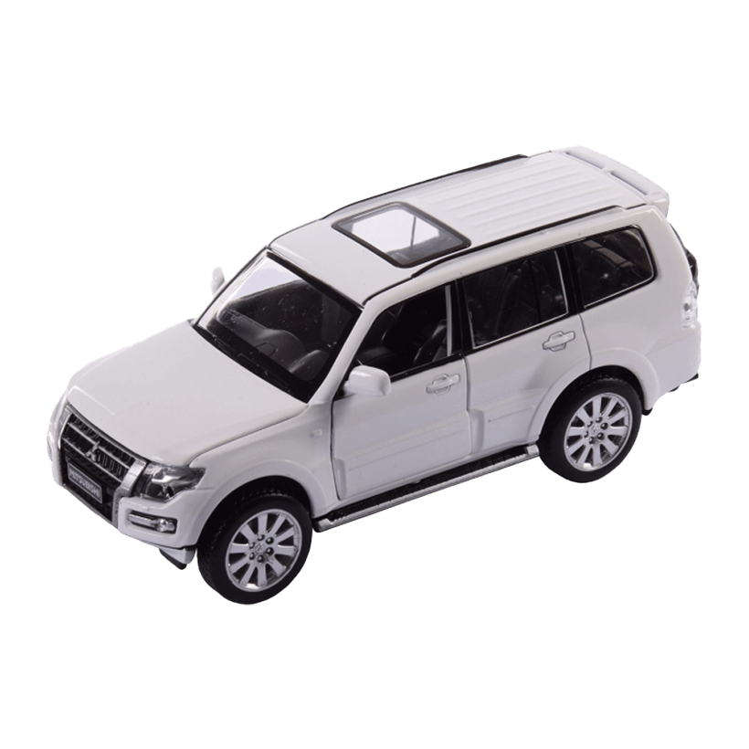 Машинка Автопром Mitsubishi Mitsubishi Pajero 4WD Turbo 1:43 White - Retromagaz