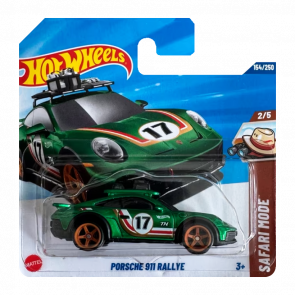 Машинка Базова Hot Wheels Porsche 911 Rallye Super Treasure Hunt STH Safari 1:64 JBC41 Green Машинка Базова Hot Wheels Porsche 911 Rallye Super Treasure Hunt STH Safari 1:64 JBC41 Green - Retromagaz