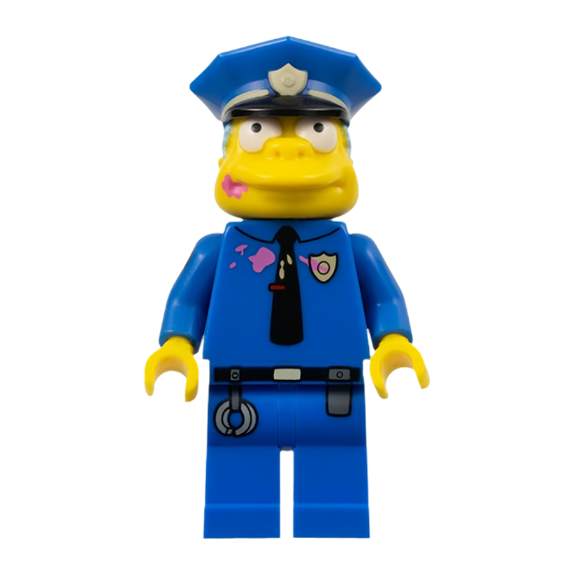 Фігурка Lego The Simpsons Chief Wiggum Cartoons sim023 Б/У - Retromagaz