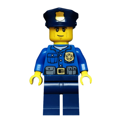 Фігурка Lego Police 973pb1551 Officer Gold Badge City cty0458 Б/У - Retromagaz