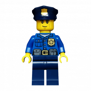 Фігурка Lego Police 973pb1551 Officer Gold Badge City cty0458 Б/У