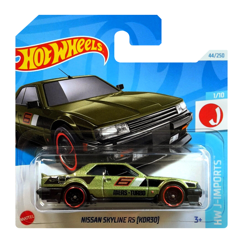 Машинка Базова Hot Wheels Nissan Skyline RS (KDR30) J-Imports 1:64 HTD06 Green - Retromagaz