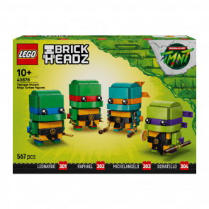 Конструктор Lego Teenage Mutant Ninja Turtles Figures BrickHeadz 40878 Новий - Retromagaz