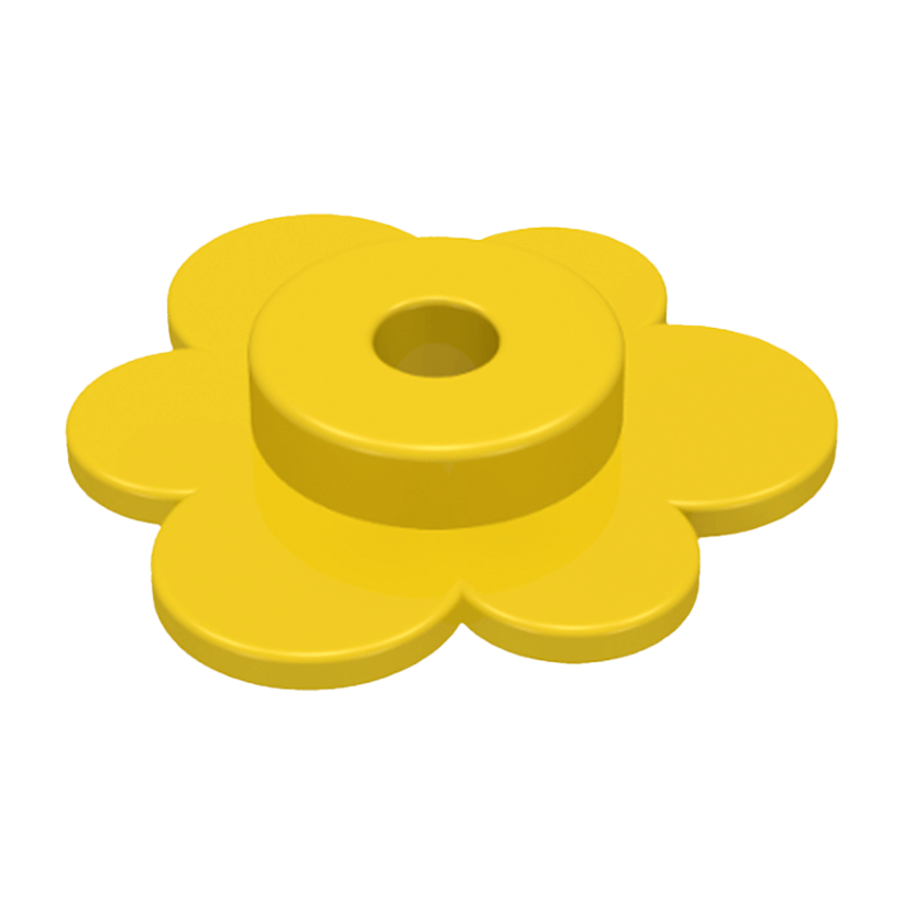 Растение 20шт Lego Цветок Small 3742 4599537 Yellow Б/У - Retromagaz