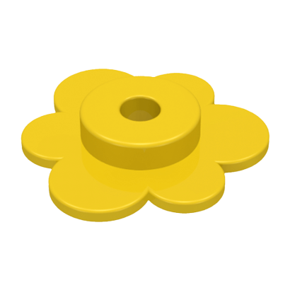 Растение Lego Small Цветок 3742 4599537 Yellow 20шт Б/У - Retromagaz