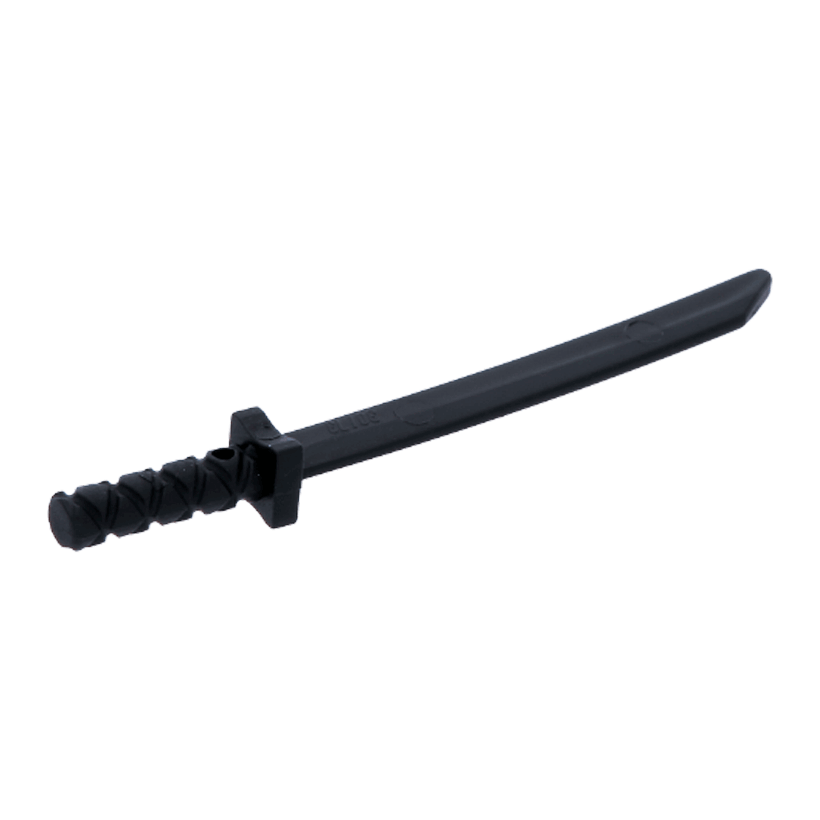 Зброя 20шт Lego Меч Shamshir Katana 21459 30173b 6116592 4114206 Black Б/У - Retromagaz