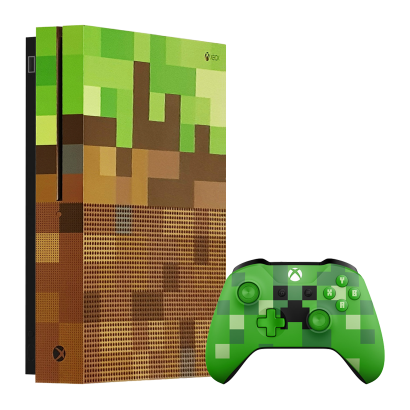 Консоль Microsoft Xbox One S Minecraft Limited Edition 500GB Green Б/У - Retromagaz