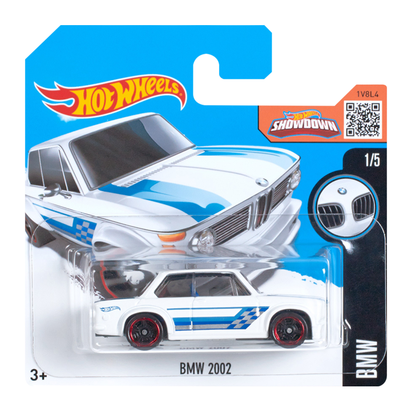 Машинка Базова Hot Wheels BMW 2002 BMW 1:64 DHX60 White - Retromagaz