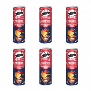 Набор Чипсы 6шт Pringles Passport Flavours Chinese Style Sweet & Sticky Wings 165g - Retromagaz