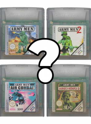 Игра Nintendo Game Boy Color Army Men 1 2 Air Combat Sarge's Heroes 2 в Ассортименте Английская Версия Только Картридж Б/У - Retromagaz