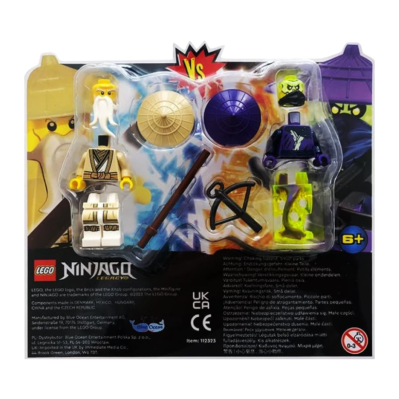 Конструктор Lego Фігурка Wu vs. Ghost Archer Blister Pack Ninjago 112323 njo0804 njo0805 Новий - Retromagaz