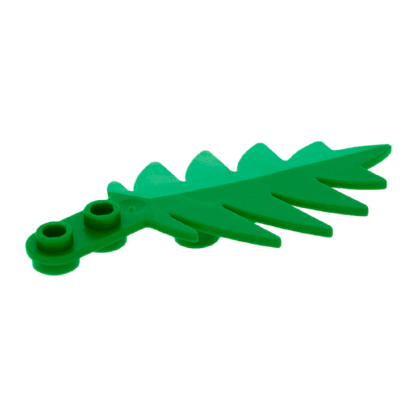 Рослина 4шт Lego Листя Tree Palm Leaf Small 8 x 3 6148 4160980 4258459 6269040 Green Б/У - Retromagaz
