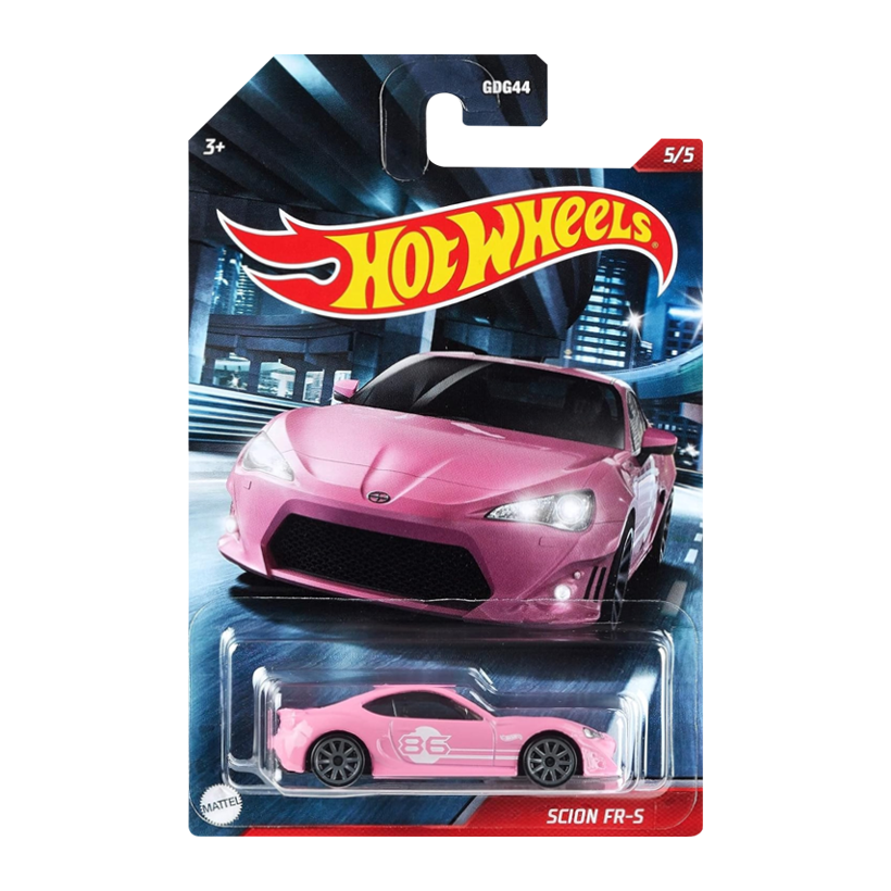 Тематична Машинка Hot Wheels Scion FR-S Cult Racers 1:64 GRP22 Pink - Retromagaz