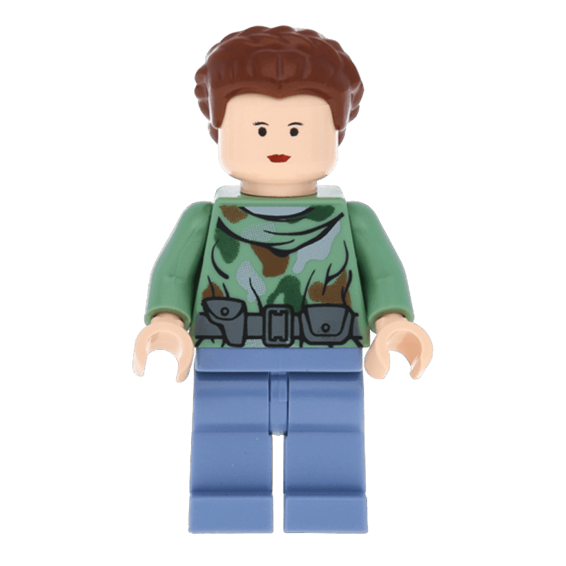 Фигурка Lego Повстанец Princess Leia Endor Outfit Star Wars sw0235 8038 Б/У - Retromagaz