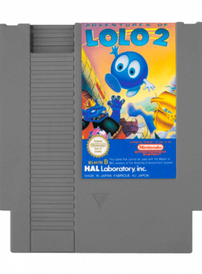 Игра Nintendo NES Adventures of Lolo 2 Europe Английская Версия Только Картридж Б/У Хороший