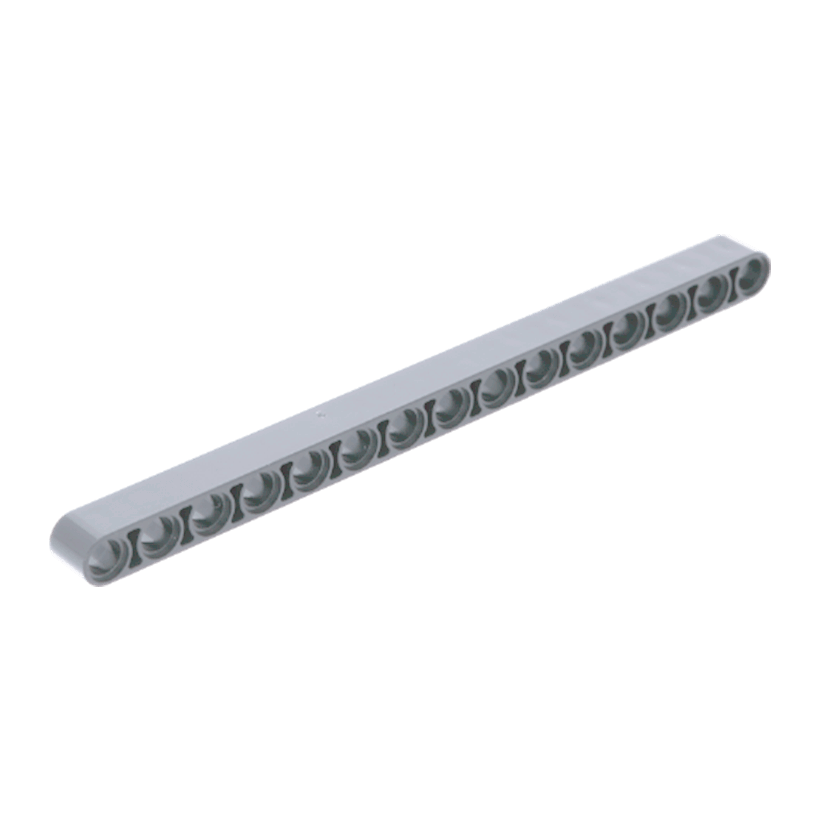 Technic 10шт Lego Балка Товста Пряма 1 x 15 32278 50688 64871 4172457 4211770 4542577 Light Bluish Grey Б/У - Retromagaz