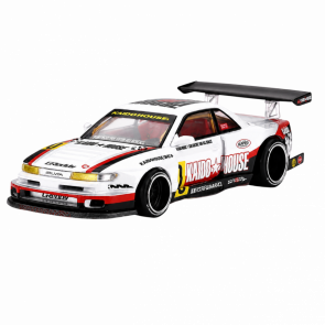 Машинка Premium Kaido House x MiNI GT Nissan Silvia S13-R Circuit Spec V1 1:64 KHMG251 White - Retromagaz