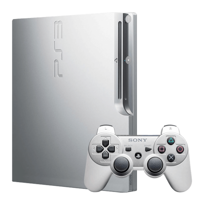 Консоль Sony PlayStation 3 Slim 500GB Silver Б/У - Retromagaz