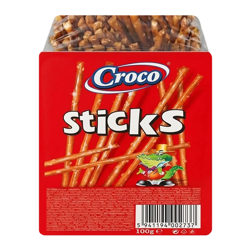 Соломка Croco Sticks Солона 100g - Retromagaz