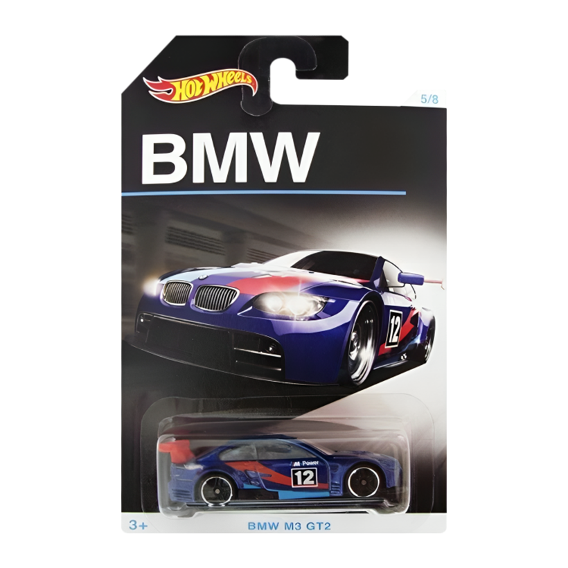 Тематическая Машинка Hot Wheels BMW M3 GT2 BMW 1:64 DJM84 Blue - Retromagaz