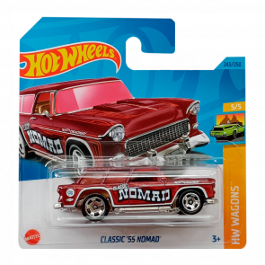 Машинка Базовая Hot Wheels Classic '55 Nomad Wagons 1:64 HKH73 Dark Red