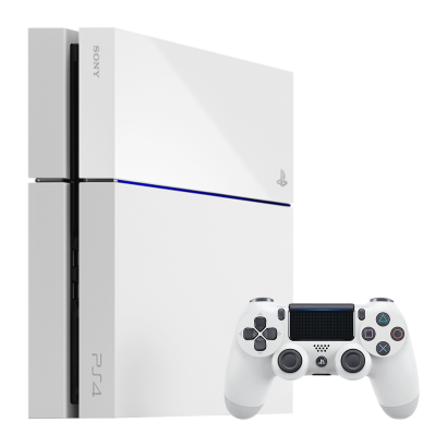 Консоль Sony PlayStation 4 CUH-10-11хх 500GB White Б/У Нормальный - Retromagaz