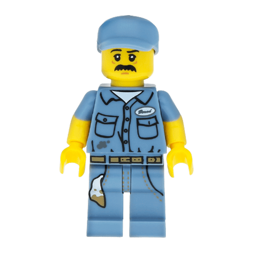 Фигурка Lego Series 15 Janitor Collectible Minifigures col236 Б/У - Retromagaz