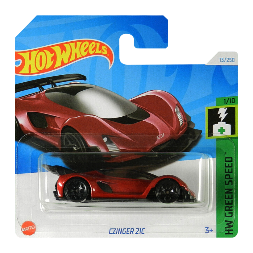 Машинка Базова Hot Wheels Czinger 21C Green Speed 1:64 HTC92 Red - Retromagaz