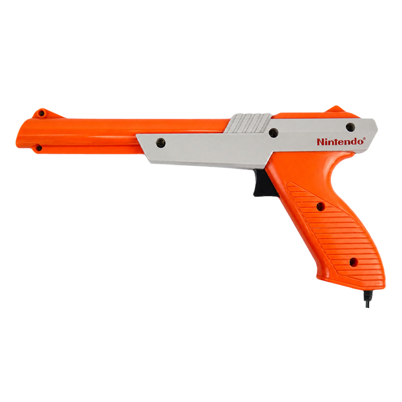 Пистолет Проводной Nintendo NES NES-005 Zapper Orange 2.4m Б/У - Retromagaz