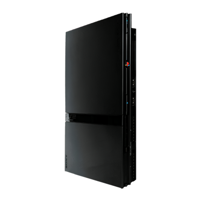 Консоль Sony PlayStation 2 Slim SCPH-7xxx Free MC Boot Black Без Геймпада Б/У - Retromagaz