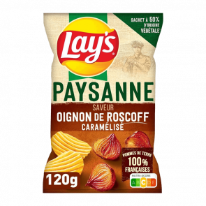 Чіпси Lay's Paysanne зі Смаком Карамелізованої Цибулі 120g