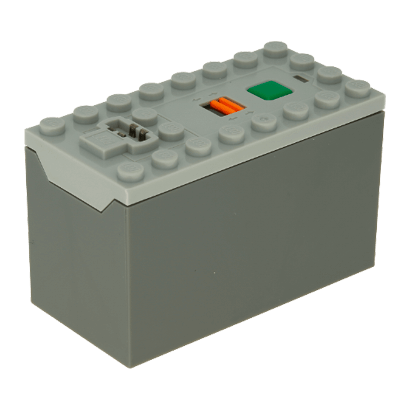 Электрика Lego Батарейный Блок 9V Battery Box Power Functions Non-Rechargeable 87513c01 4578042 4638959 6116239 6197414 Light Bluish Grey Б/У - Retromagaz