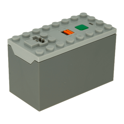 Электрика Lego 9V Батарейный Блок 87513c01 4578042 4638959 6116239 Light Bluish Grey Б/У - Retromagaz