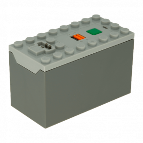 Электрика Lego 9V Батарейный Блок 87513c01 4578042 4638959 6116239 Light Bluish Grey Б/У - Retromagaz