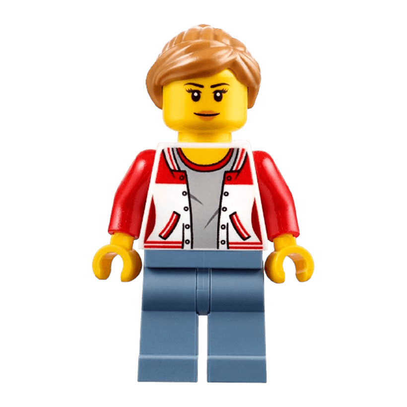 Фігурка Lego People 973pb2626 Bus Passenger City cty0783 Б/У - Retromagaz