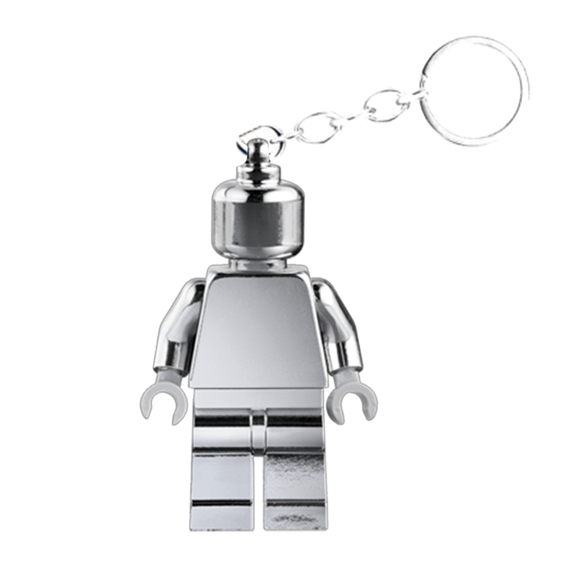 Брелок Lego Chrome Silver Minifigure 854305 Новый - Retromagaz