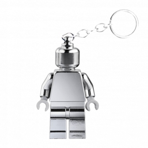 Брелок Lego Chrome Silver Minifigure 854305 Новый - Retromagaz