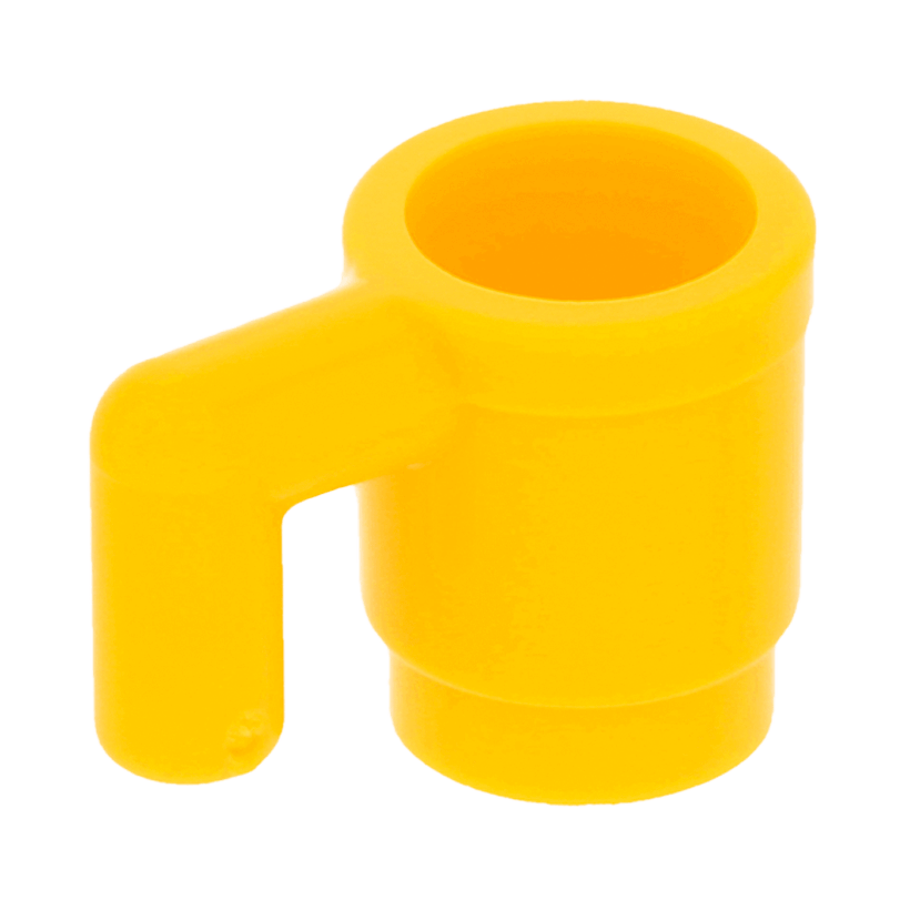 Посуда 4шт Lego Cup 3899 6264 28655 389924 Yellow Б/У - Retromagaz