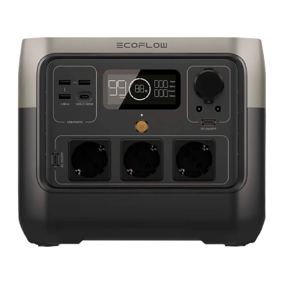 Зарядний Пристрій EcoFlow RIVER 2 Pro (ZMR620BEU) Black 768 Wh 800 W Новий - Retromagaz