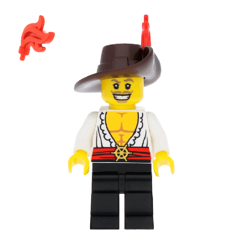 Фігурка Lego Series 12 Swashbuckler Collectible Minifigures col12-13 col191 Б/У - Retromagaz