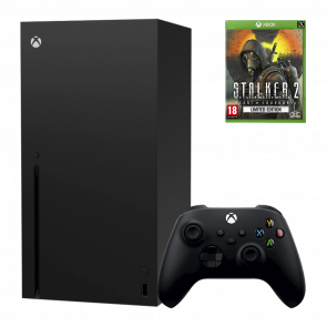 Набор Консоль Microsoft Xbox Series X 1TB Black Б/У  + Игра S.T.A.L.K.E.R. 2: Серце Чорнобиля (Heart of Chornobyl) Limited Edition Українська Озвучка Новый