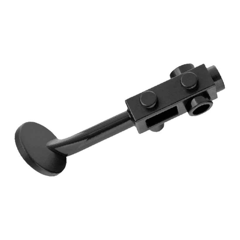 Інше 4шт Lego Metal Detector no Stud on Search Head 93106 28814 4637372 6168638 Black Б/У - Retromagaz